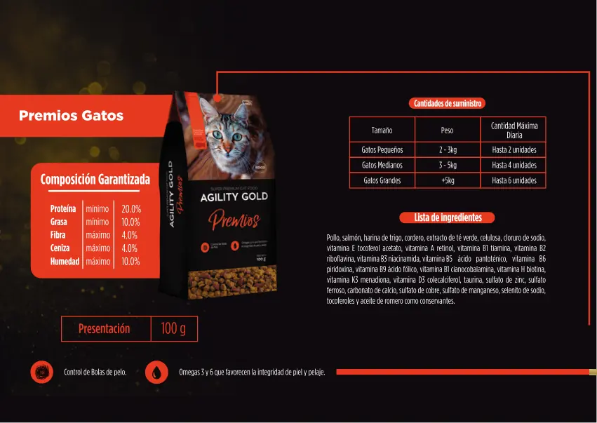Agility Gold Premios Gatos