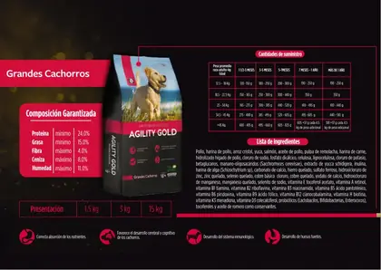 Agility Gold Grandes Cachorros