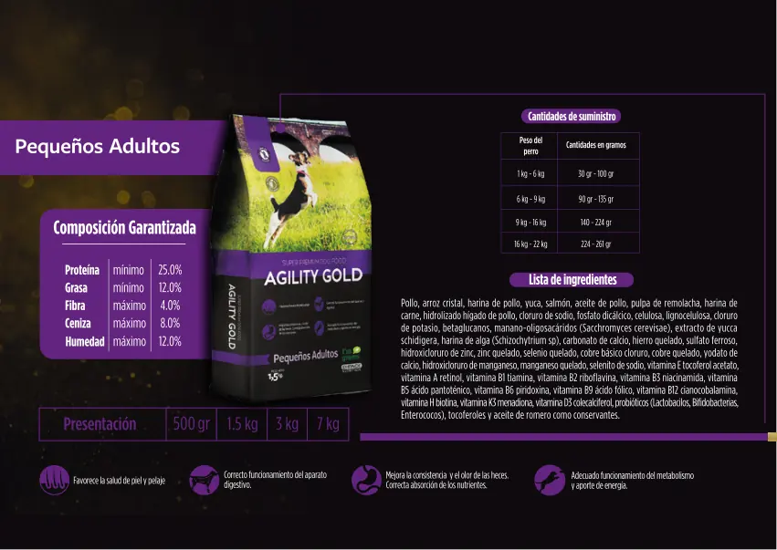 Agility Gold Pequeños Adultos