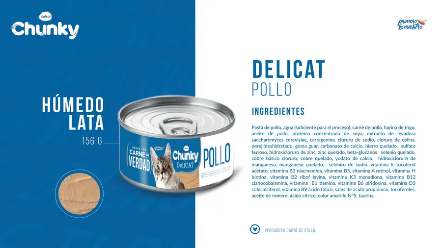Chunky Delicat Lata Pollo